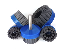 Brosse à disque abrasive DIY Youda importée, poils en nylon DuPont, carbure de silicium, pour polissage de surface, usage industriel, 50 mm