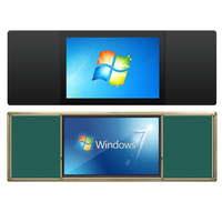 Tableau numérique interactif intelligent 4K 60Hz à 20 points tactiles, enregistrable, solution tout-en-un pour l'enseignement en classe numérique