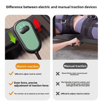 Table d'inversion électrique à télécommande en acier de qualité médicale pour étirement de la colonne lombaire, avec accrochage pour les jambes et le cou