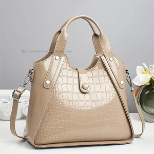Sac à main pour femme à motif, grande capacité, tendance, sac bandoulière à fermeture éclair pour mamans d'âge moyen - Product Image 5