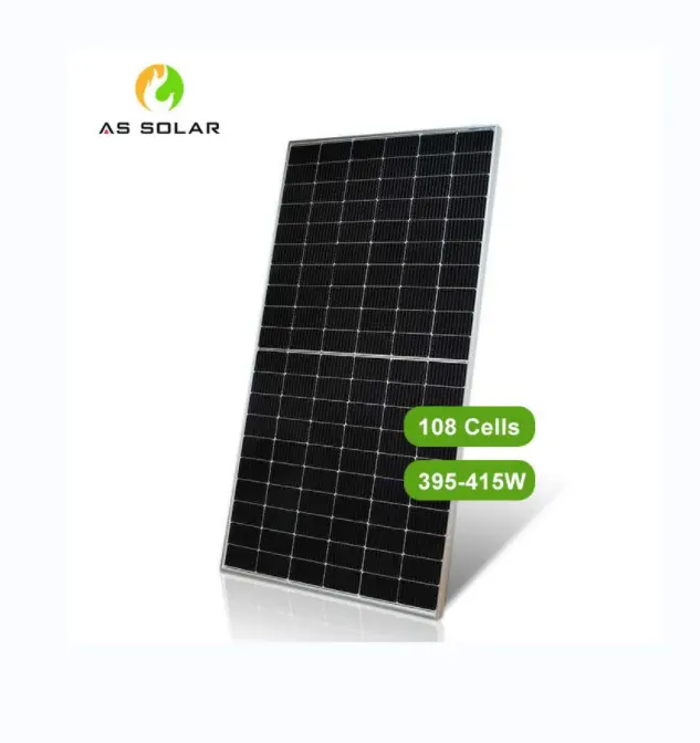 Solar 182mm Half Cell 400W PV Cell Mono Solar Panel for Solar Energy System with Best Price