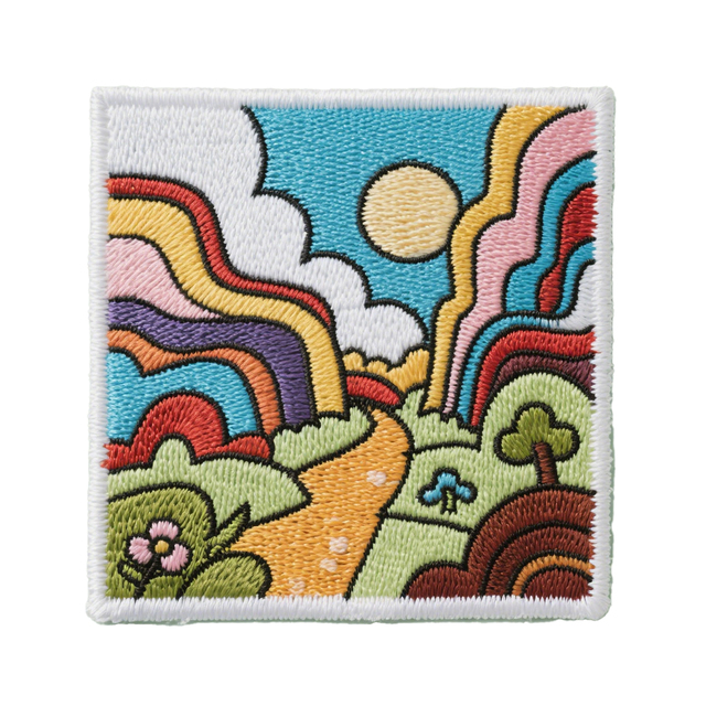 Custom 3D Embroidery Applique Patches with Custom Logo Iron-On for Clothing-Fabric Felt