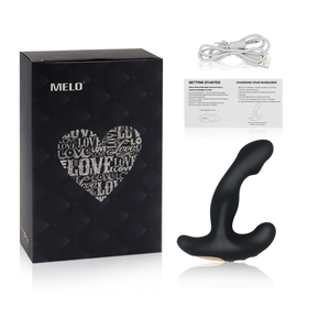 รีโมทคอนโทรล MELO เครื่องสั่นซิลิโคนไฟฟ้า ผลิตภัณฑ์ทางเพศ เครื่องสั่นแบบแท่ง นวดต่อมลูกหมากสำหรับผู้ชาย อุปกรณ์นวด ของเล่นทางเพศสำหรับผู้ชาย - Product Image 6