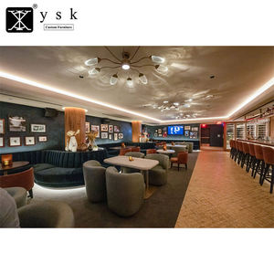 रेस्तरां फर्नीचर मोक छूट कस्टम वाणिज्यिक स्टेक हाउस लकड़ी की डाइनिंग टेबल और चमड़े की कुर्सी सेट RF-618 - Product Image 2