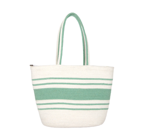 กระเป๋าผ้าแคนวาสชายหาดย่อยสลายได้ 100% ออร์แกนิค ทนทาน พร้อมหูหิ้วสะพายไหล่ และโลโก้พิมพ์ตามสั่ง - Product Image 1