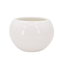 Tailles personnalisées disponibles, pots et jardinières en fer galvanisé pour la maison et le jardin, utilisation extérieure, blanc lisse