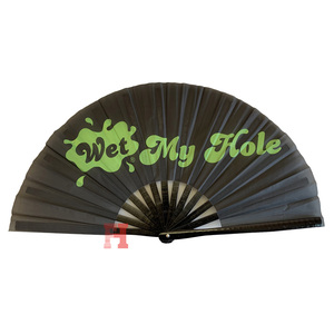 Día <span class=keywords><strong>de</strong></span> San Valentín negro personalizado kung fu VENTILADOR <span class=keywords><strong>DE</strong></span> <span class=keywords><strong>LA</strong></span> MANO - Product Image 5