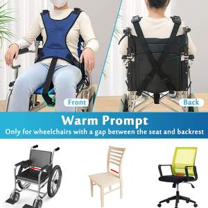 OEM Wheelchair Seat <b>Belt</b> Restraints Straps Anti-Slip Polyester <b>Harness</b> for Elderly Patients - Product Image 4