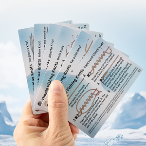 LUSHAZER – Lot de 12 cartes de guides de nœuds de pêche essentiels en PVC, guide de poche portable pour tous les pêcheurs - Product Image 4