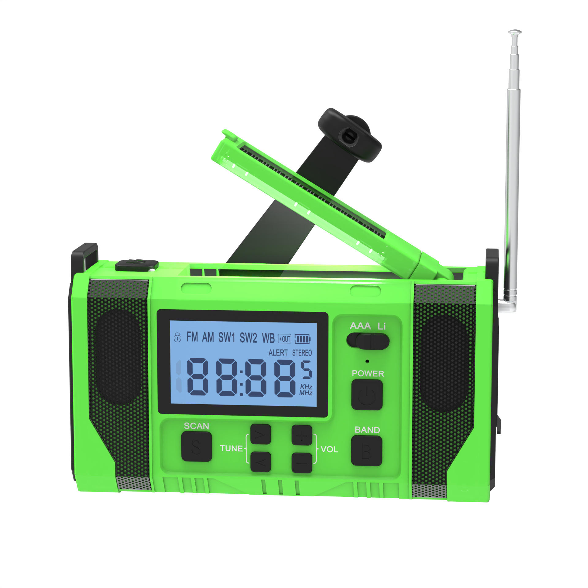 สีเขียว