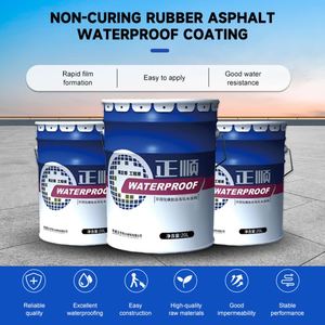 Modern Design Indoor Non-Curing <b>Rubber</b> Asphalt Bitumen Waterproof Coating for Outdoor Use - Product Image 2