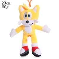 Peluche hérisson anime de haute qualité, nouveau jouet animal en peluche, cadeau pour enfants, personnage de dessin animé célèbre, porte-clés, vente en gros en stock