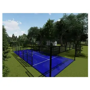 Maille galvanisée Chine Shandong Paddle Tennis Court Facility Fabricant