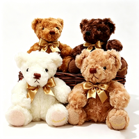 Adorable petit ours en peluche, poupée en peluche, cadeau souvenir pour événement, jouet en peluche avec doublure en coton PP, OEM/ODM disponible