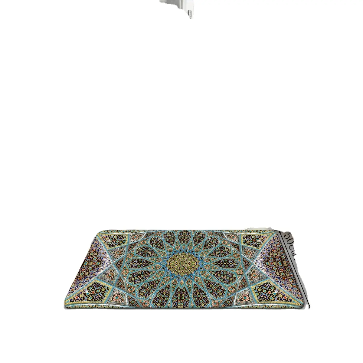 프린트된 폴리에스테르 카펫, 패턴은 밝고 다채롭고, 미끄럼 방지 흡수성과 부드럽고 빨 수 있는 주방, 현관문 카펫