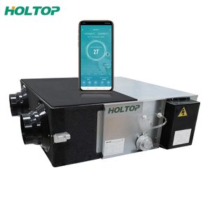 Holtop-sistema de ventilación erv hrv, control inteligente, WiFi, recuperación de calor, energía de aire fresco - Product Image 1
