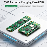 Carte mère PCBA pour écouteurs TWS, assemblage de carte PCB personnalisée pour écouteurs sans fil avec matériau FR4 et options HASL/OSP pour utilisation intra-auriculaire