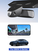 Caméra de tableau de bord 4G pour BMW Séries 3/8 et modèles X3 2019-2025, enregistrement en boucle automatique, vision nocturne, Plug & Play Europe/Asie