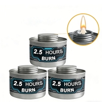 Brûleur de réchaud à mèche liquide haute performance avec logo personnalisé pour buffet, réchaud de table et camping