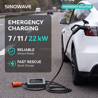 Chargeur EV portable certifié 11 kW Type 2 32A Triphasé Charge rapide portable