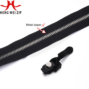 Fermeture éclair noire détachable à verrouillage automatique 3 #   5 #   8 #   10 #   Réparation, remplacement, tirette de fermeture éclair amovible pour vêtements, sacs, bagages - Product Image 3