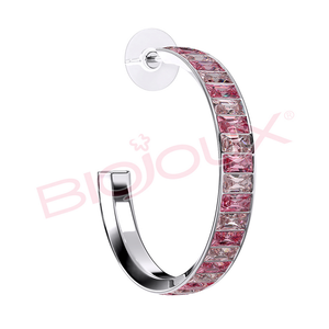 ELBA Hypoallergenic <b>Stud</b> <b>Earrings</b> for Women Multicolor 30mm <b>Crystal</b> <b>Earrings</b> - Product Image 1