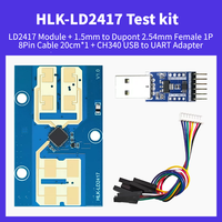 Modul Radar Hi-Link HLK-LD2417 24GHz Sensor Deteksi Kendaraan untuk Pemantauan Lalu Lintas Jalan, Deteksi Jarak, Kecepatan, dan Jalur