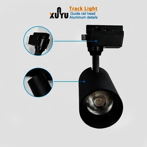 220V <span class=keywords><strong>5W</strong></span> 10W 12W 24W 36W Atte Vòng Đen Trắng Âm Trần Hội Thảo Đèn Led Theo Dõi Nhà Bếp Với Ánh Sáng Theo Dõi - Product Image 3