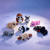 Mini-animaux articulés en PLA imprimés en 3D, jouets flexibles pour animaux sauvages, idéaux pour les cadeaux de fête, les cadeaux d'anniversaire, les animaux de bureau, la décoration de la maison et du bureau