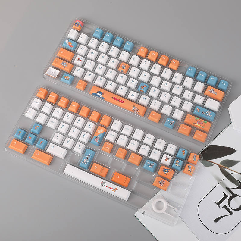 Tom and Jerry Anime Theme Cartoon PBT Dye Sublimation