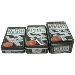Hochwertige kunden spezifische doppelte 6,9,12 Dominos-Blöcke in Metall box von der profession ellen Domino-Fabrik