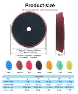 Éponges de polissage composées, éponges de polissage <span class=keywords><strong>pour</strong></span> voiture, tampons de polissage, tampons en mousse, tampons de polissage <span class=keywords><strong>pour</strong></span> l'entretien automobile - Product Image 4