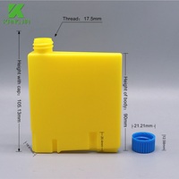 Botella de reactivo de plástico HDPE de 70/20 ml para el analizador automático bioquímico Dirui CS2000, sin necesidad de lavado