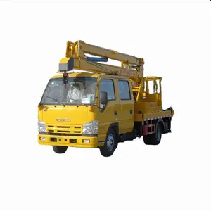 Reliable Supplier Isuzu street light crane truck lift platform aerial work aerial working truck