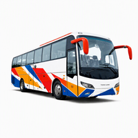 Autobus électrique TENGLONG 12m 53 places CATL 255 kWh avec garantie de batterie de 8 ans