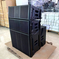 Système de sonorisation Line-Array Performance avec deux enceintes pleine gamme de 8 pouces et un caisson de basses de 18 pouces, disponible en version CA pour la location et l'utilisation en église