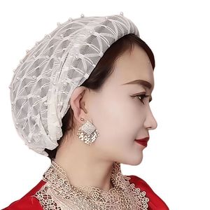 Turbante pre-atado para mujeres musulmanas, pañuelo para la cabeza de malla transpirable y ecológico - Product Image 3