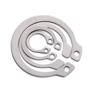 Acero inoxidable ASTM AISI ANSI 304 316 1,4301 1,4306 1,4571 <span class=keywords><strong>E</strong></span> <span class=keywords><strong>Clip</strong></span> anillo de retención para orificios para ejes DIN471 DIN472 DIN6799 - Product Image 1