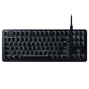 Razer BlackWidow Lite Wired Mute Compact <strong>Keyboard</strong> <strong>Keyless</strong> Light Emitting Diode Backlit <strong>Keyboard</strong> with Orange Mechanical Switch - Product Image 1