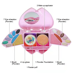 2025 Beauty Kit Trucco Moderno a Forma di Cuore in Plastica Multicolore Senza Ingredienti Nocivi per Giochi di Ruolo delle Bambine - Product Image 2