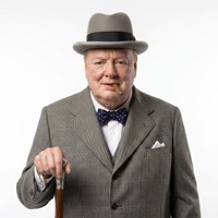 Figurine en cire de silicone grandeur nature de Winston Churchill avec cigare et canne, Premier ministre britannique de la Seconde Guerre mondiale, fabrication directe sur mesure pour musée