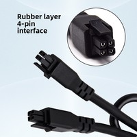 Kabel Ekstensi M AMS Lite 4-Pin untuk Kabel Ekstensi Bambu Lab dengan Konektor & Terminal Cincin Magnetik