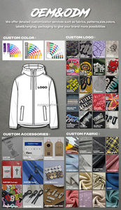 Ensemble de survêtement de sport personnalisé 2 pièces en nylon froissé réfléchissant : veste coupe-vent et pantalon - Product Image 6