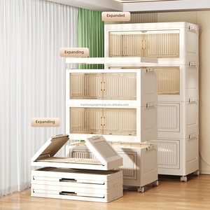 <span class=keywords><strong>Armadio</strong></span> Moderno per Camera da Letto Bambini, <span class=keywords><strong>Armadio</strong></span> in Plastica Bianco Pieghevole per Bambini - Product Image 2