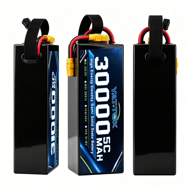 High Energy Density Drone Battery 210Wh/kg 30000mAh 14S 52.2V 10C Semi-Solid State 2.1kg Lightweight UAV Battery