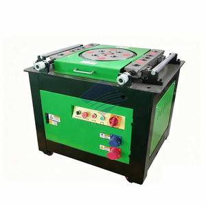Máquina Dobladora de Barras de Acero Hidráulica Eléctrica Automática Económica para Acero Inoxidable y Acero al Carbono de 12 mm/16 mm/25 mm - Product Image 1