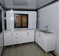 Maisons conteneurs préfabriquées respirantes et pliables 2/3/4/5 chambres, extensibles, avec salle de bain et cuisine mobiles, modernes