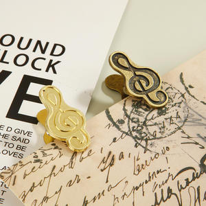 <span class=keywords><strong>Clip</strong></span> en forme de symbole musical créatif, <span class=keywords><strong>clip</strong></span> en métal rétro, papeterie scolaire, <span class=keywords><strong>clip</strong></span> pour cartes - Product Image 1