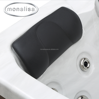 Luxe sans fin piscine bain à remous double zone nager spa conteneur piscine piscines en fibre de verre natation bain à remous extérieur