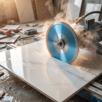 Disque de découpe diamanté pour carrelage en porcelaine et céramique, coupe rapide et lisse, professionnel